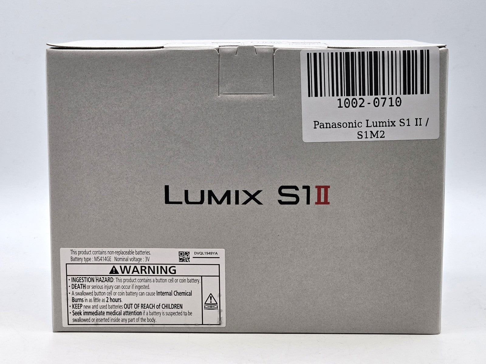 Panasonic Lumix S1II - top view