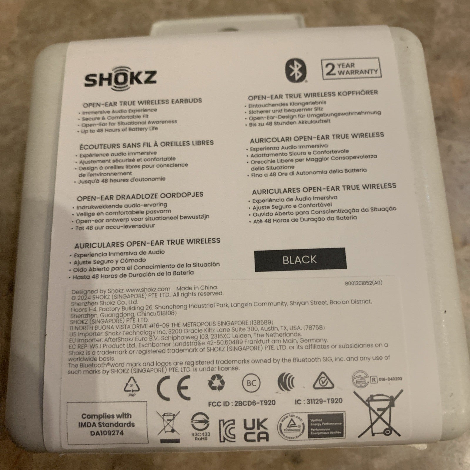 Shokz OpenFit 2 - earbud detail
