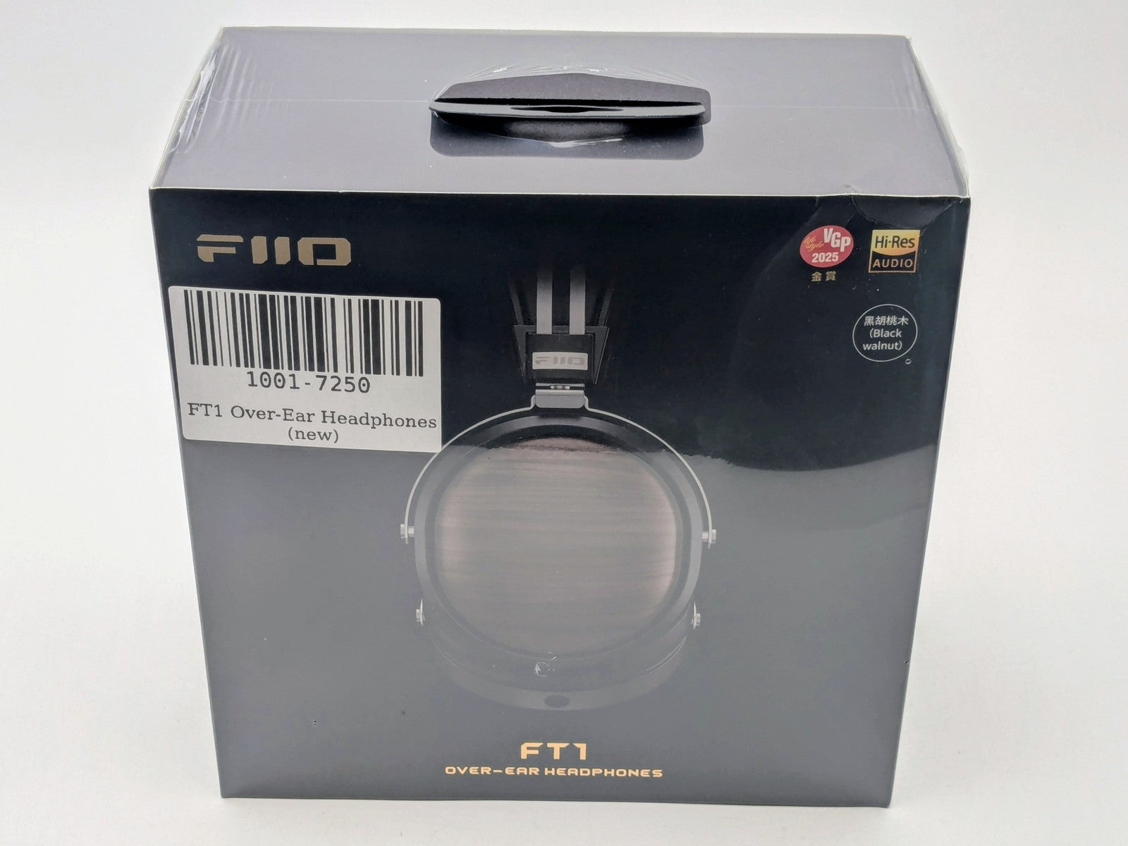 FiiO FT1 over-ear headphones with solid wood cups - front view