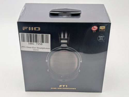 FiiO FT1 over-ear headphones with solid wood cups - front view