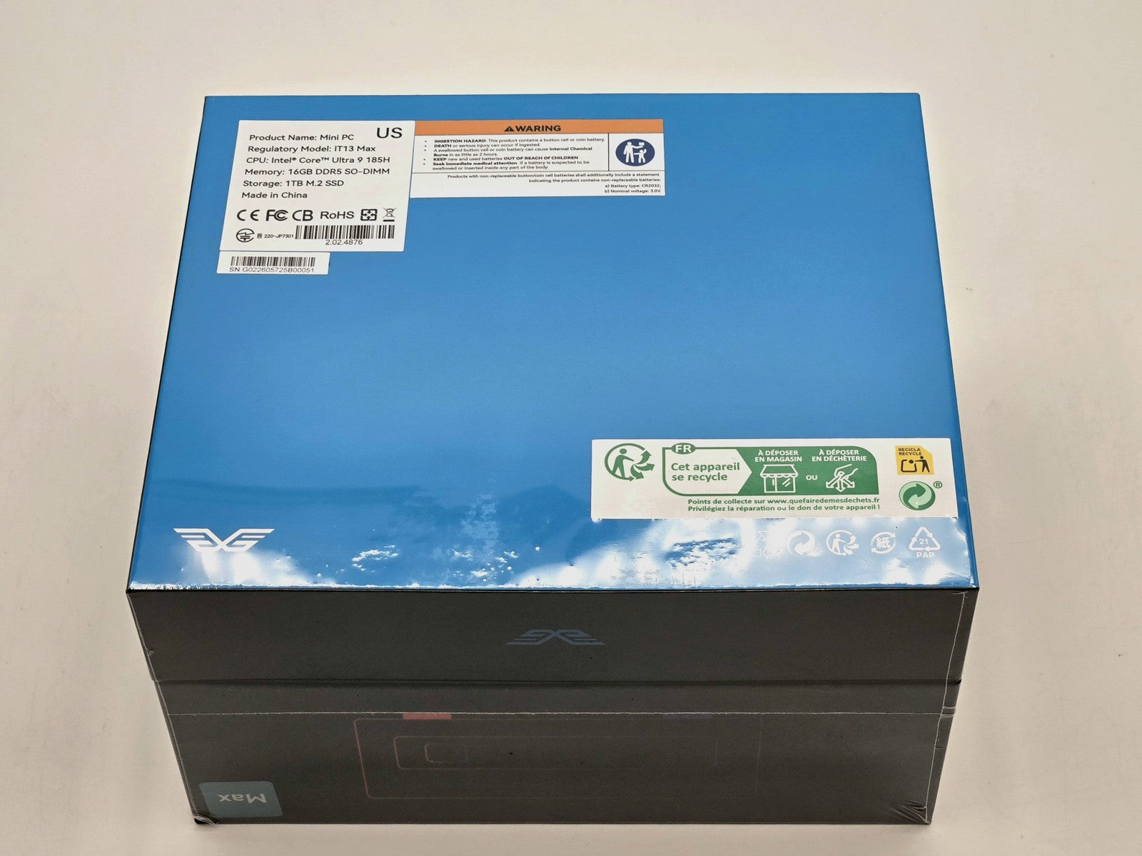 Geekom IT13 Max - side view