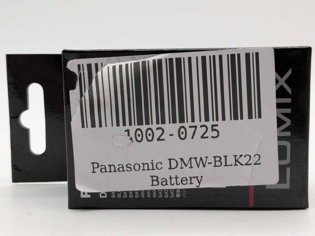 Panasonic DMW-BLK22 - battery detail