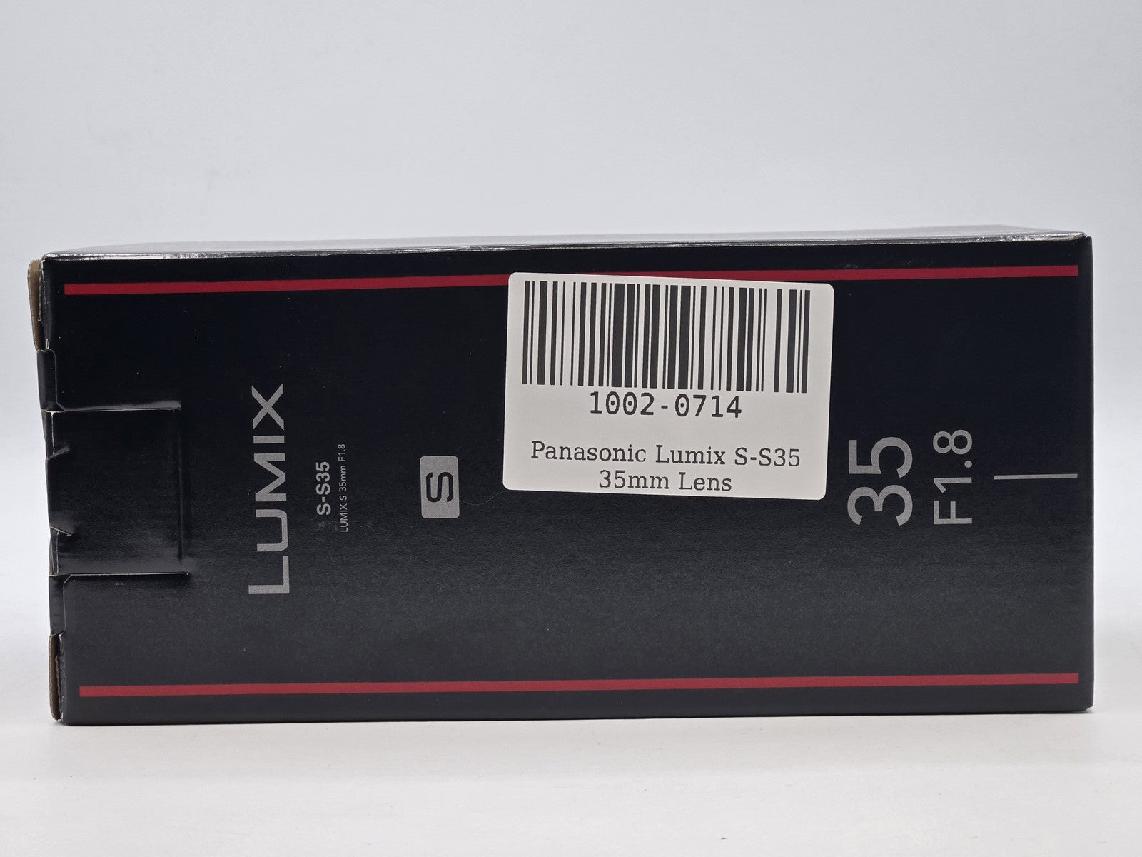 Panasonic Lumix S 35mm f/1.8 L-Mount lens - front view