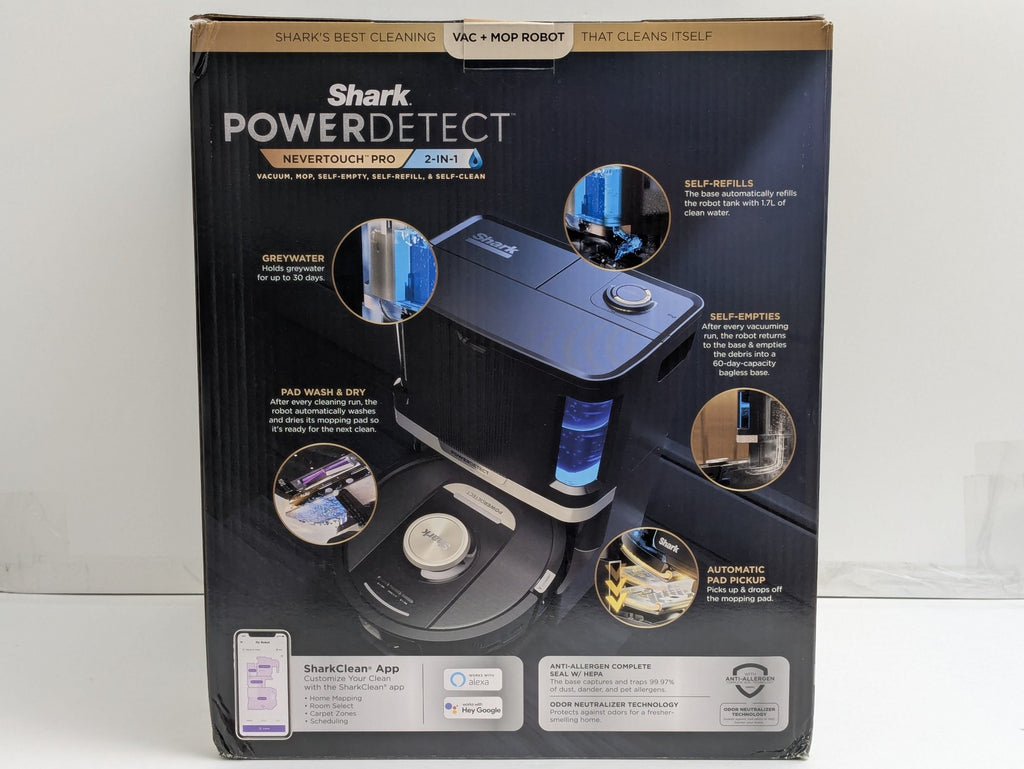 Shark PowerDetect NeverTouch Pro - self-empty base