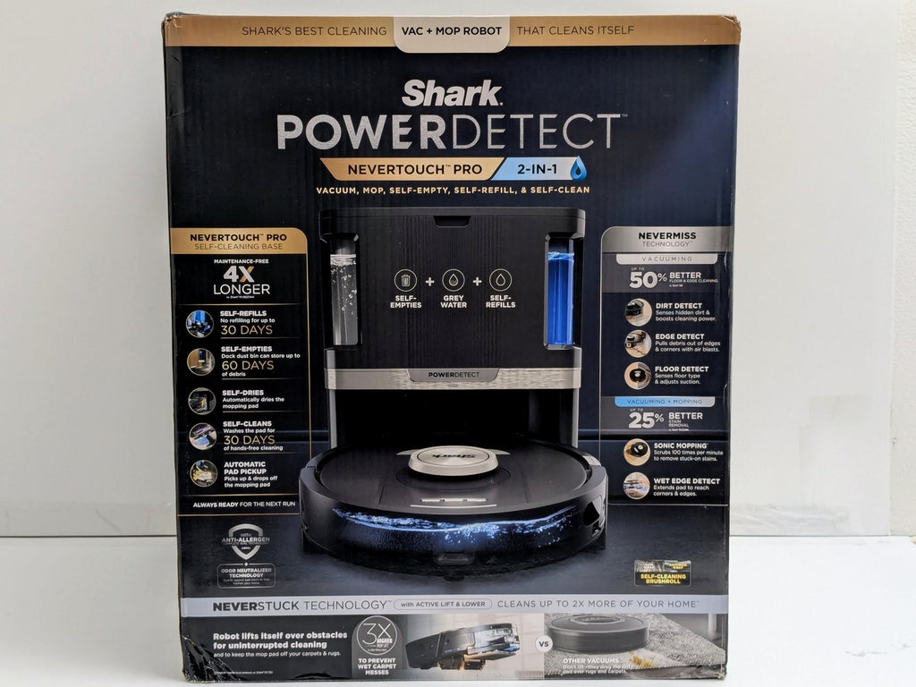 Shark PowerDetect NeverTouch Pro Robot Vacuum & Mop with Self-Empty Base - product view