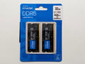 Crucial 32GB DDR5-5600 SODIMM kit - retail packaging