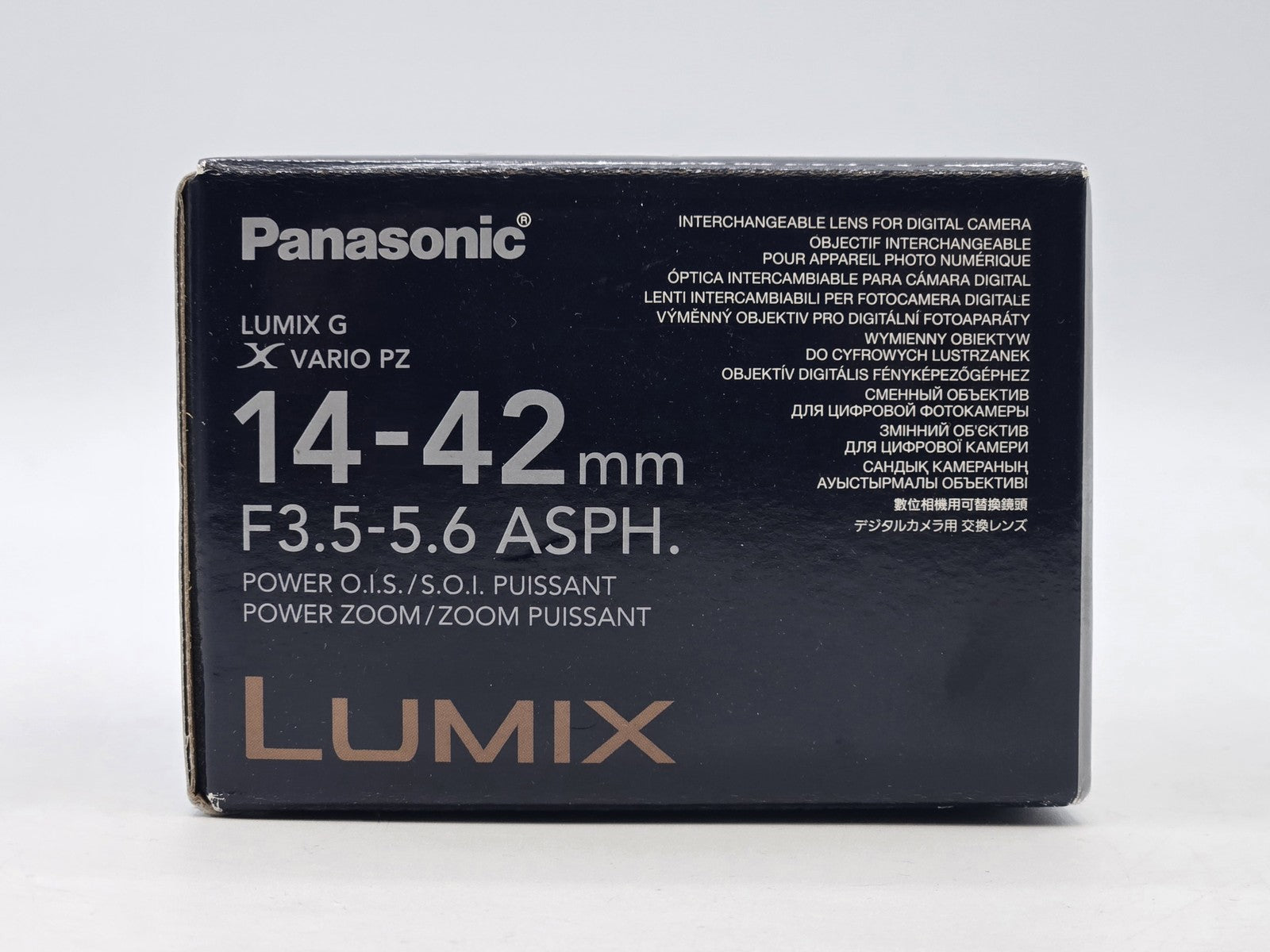 Panasonic Lumix G X Vario PZ 14-42mm power zoom lens - front view
