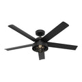 Hunter Trimaran 52 inch Indoor/Outdoor Ceiling Fan - Matte Black
